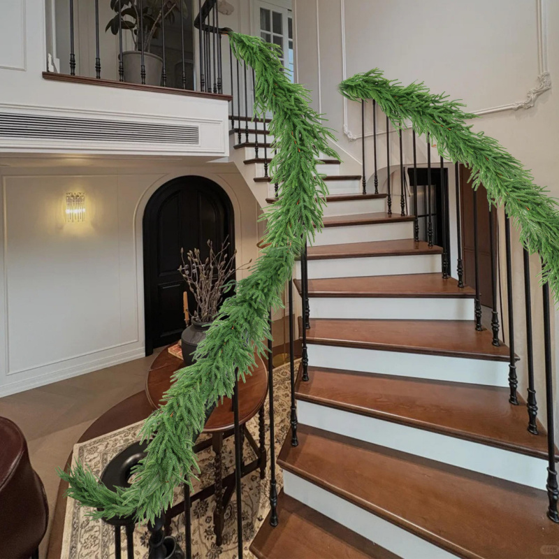 Quality Artificial Green Plant - Rattan Plant Basket recension och pris
