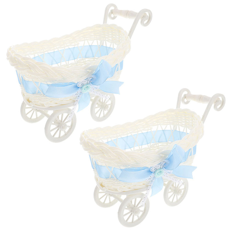 1Pcs Basket Baby Cart Stroller - Rattan Plant Basket recension och pris
