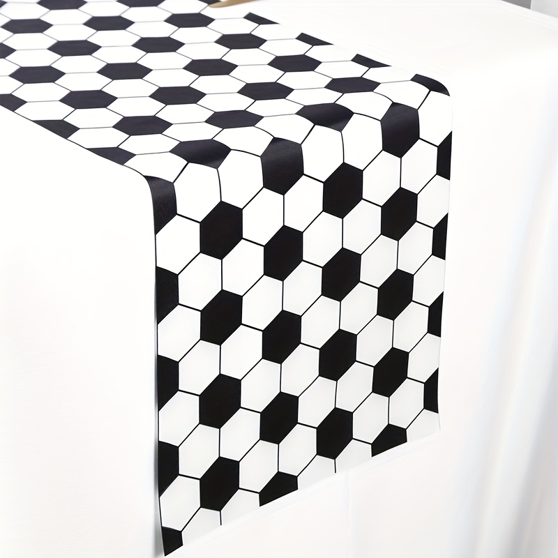 Sports Soccer Theme Table Runn - Linen Table Runner recension och pris